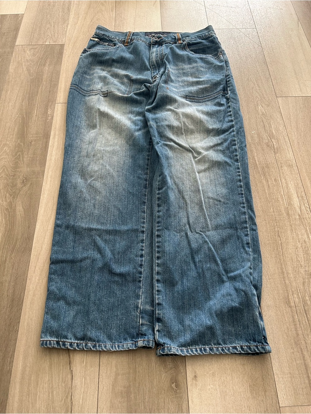Y2K Phat Farm Baggy Light Blue Denim Jeans 36x33
